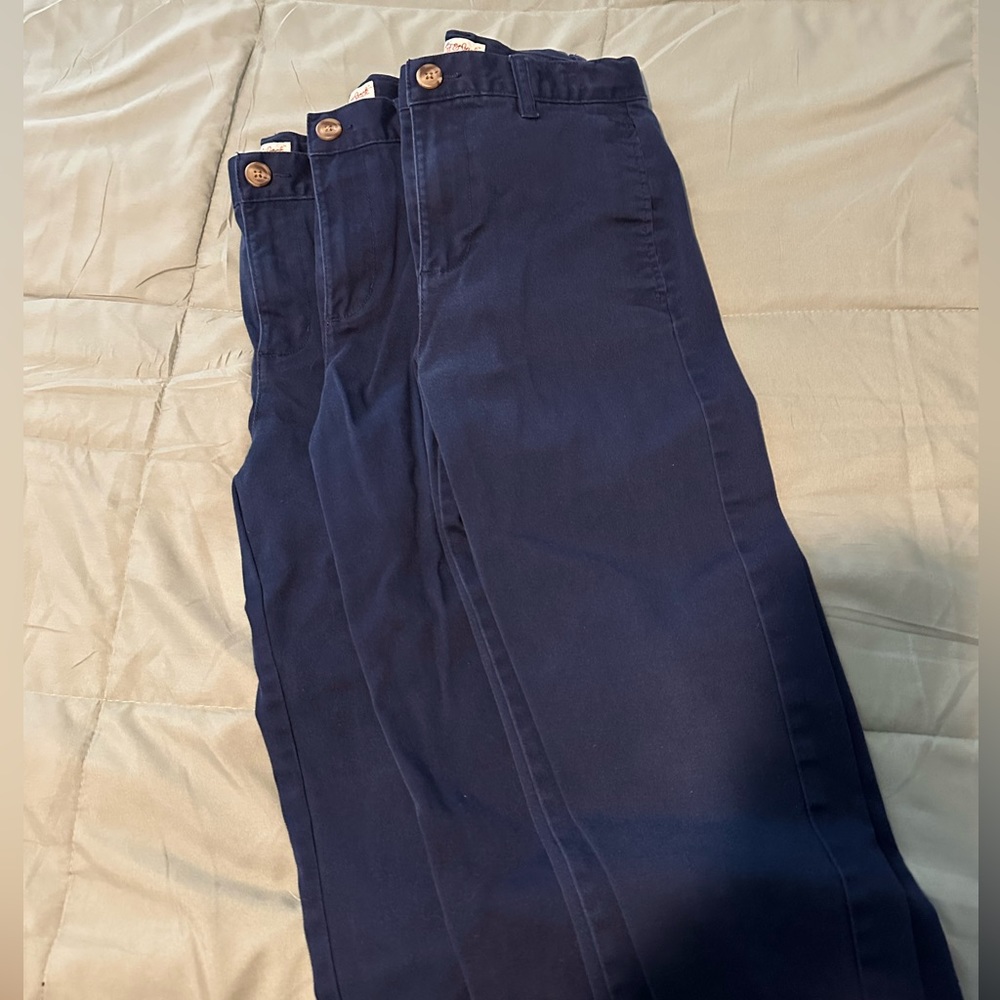 3 navy boys pants